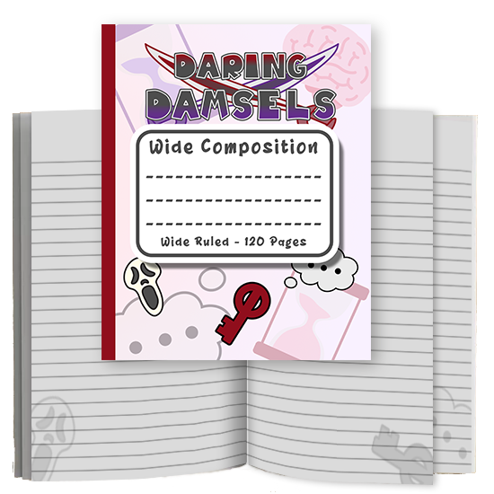 Daring Damsels Composition Notebook